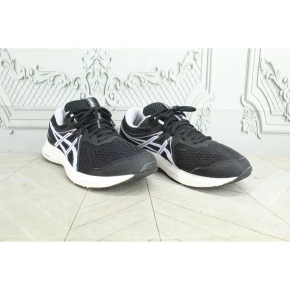 Asics Gel Contend 7 Black Mesh Breathable Running Sneakers Size 10 - Picture 3 of 9